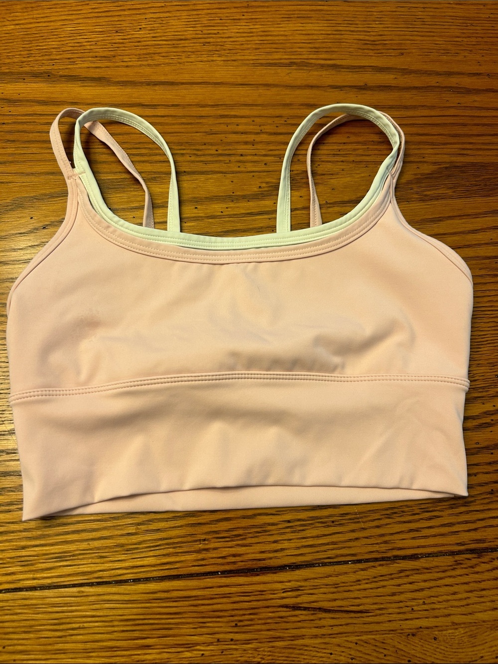 Daisy Pale Pink Seamless Sports Bralette/8